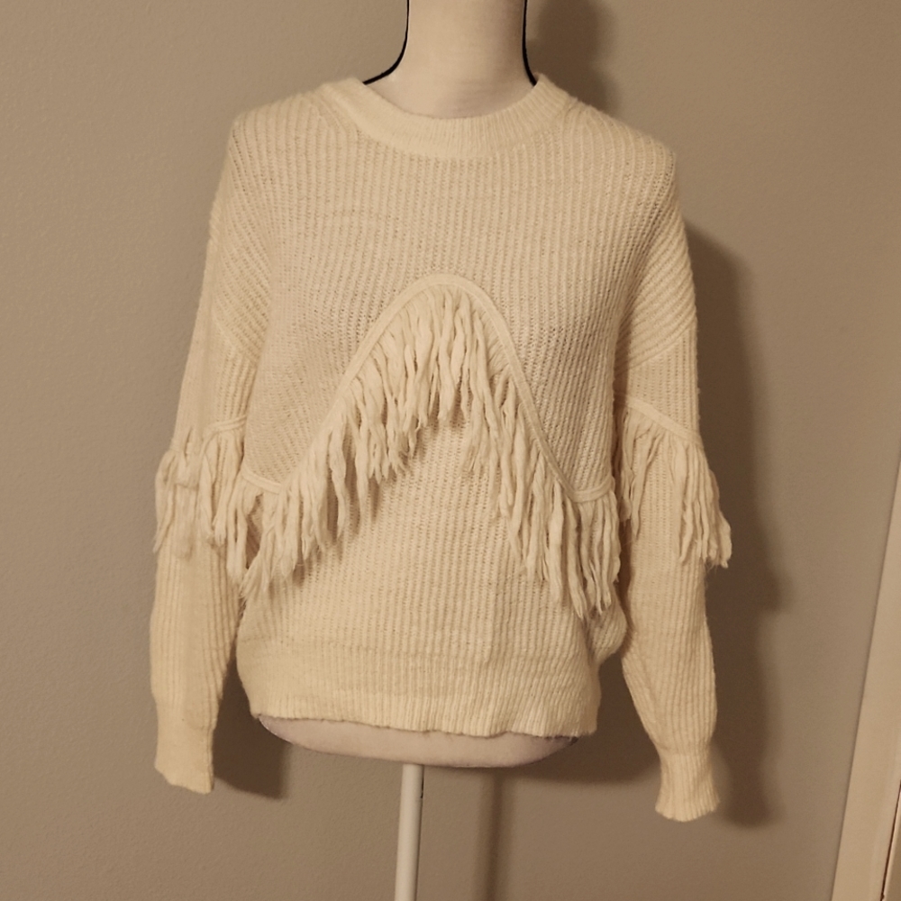 Red Dress Boutique fringe sweater